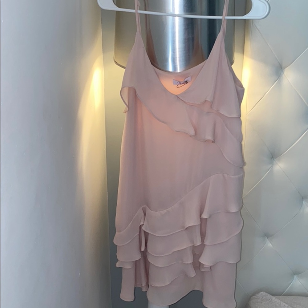 Parker women Athens layered ruffle dress! Size S